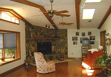 largo florida home for sale pinellas county fireplace