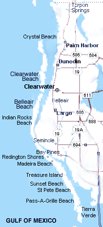 map pinellas county florida