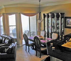 pinellas-real-estate-dining-room tarpon springs pinellas county florida condo for sale waterfont gulf front complex